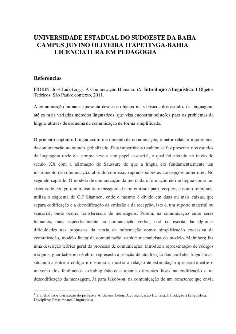 Introducao A Linguistica Fiorin Pdf